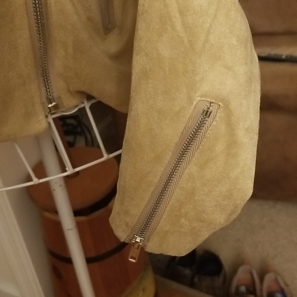 Microsuede Tan Jacket - image 3